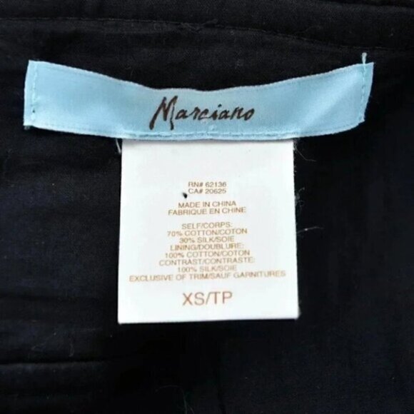 Marciano Orange Brown Tropical Floral Cotton Silk Maxi Dress Size  XS - Picture 8 of 8